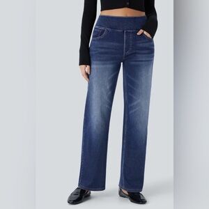HALARA Flex High-Rise Straight Leg Jean